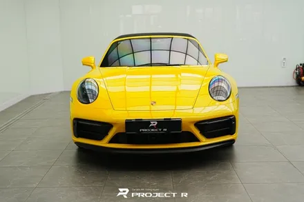 포르쉐 992 비닐프로그 레이싱 옐로우 전체 랩핑(911 카레라4 GTS), 부천 포르쉐 랩핑 전문 프로젝트알 / 부천 원미구 상동