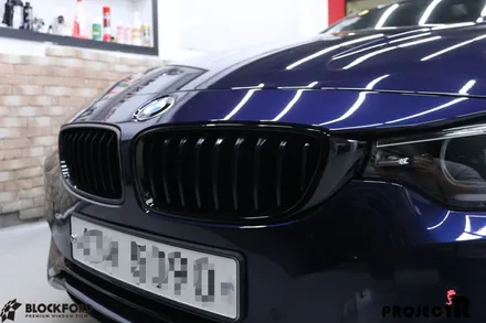 부천랩핑 잘하는곳! BMW 420d 그릴 블랙유광 랩핑 시공기~ / 부천 원미구 상동
