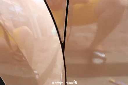부천랩핑 폭스바겐 비틀 에이버리 브라운메탈릭 전체랩핑시공기 / 부천 원미구 상동