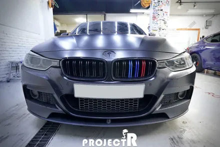BMW 3시리즈 에이버리 사틴블랙 전체 랩핑 부분 재시공기 by 인천부평 자동차래핑 프로젝트R / 부천 원미구 상동