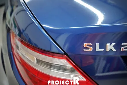 벤츠 SLK200 전체 랩핑, 에이버리 다크 블루 메탈릭 자동차 래핑 시공기 by 인천 부평 프로젝트알 / 부천 원미구 상동
