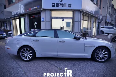 재규어 XJ 글라스틴트 선셋 윈도 틴팅, 열차단 썬팅 재시공기 by 부천 상동 프로젝트알 / 부천 원미구 상동
