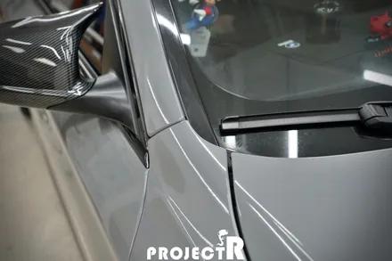 BMW 5시리즈 전체 랩핑, 에이버리 락그레이 자동차 래핑 by 부천 랩핑 전문 프로젝트R / 부천 원미구 상동