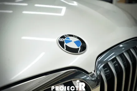 BMW X7 에이버리 유광 화이트펄 전체 랩핑, 부천 자동차 랩핑 프로젝트알 / 부천 원미구 상동