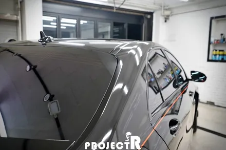 벤츠 S63 AMG 전체 랩핑, 에이버리 유광블랙 시공기, 부천 자동차 래핑 전문 프로젝트R / 부천 원미구 상동