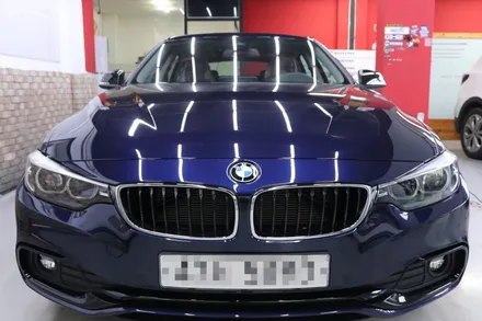 부천랩핑 잘하는곳! BMW 420d 그릴 블랙유광 랩핑 시공기~ / 부천 원미구 상동
