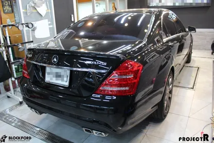 부천랩핑전문점 벤츠 w221 S500 3m-1080 m261 무광 그레이 전체랩핑후기 / 부천 원미구 상동