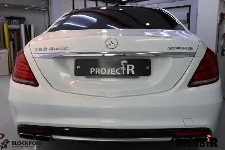부천 랩핑전문점 벤츠 S63 AMG 전체랩핑 에이버리 사틴블랙 올래핑 후기~ / 부천 원미구 상동