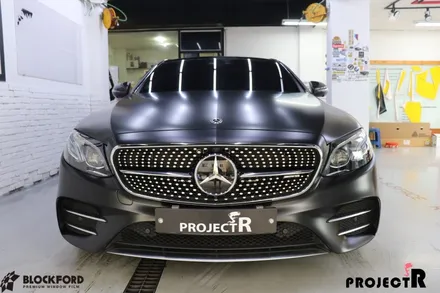 부천썬팅전문 벤츠 E43 amg 블락포디 샴페인골드 시공 / 부천 원미구 상동