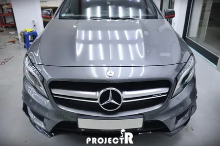 벤츠 GLA45 AMG 에이버리 유광 레드 포인트 그릴 랩핑 by 부천 프로젝트R / 부천 원미구 상동