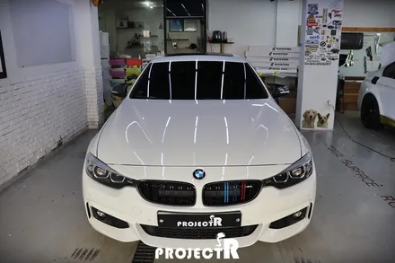 BMW 4시리즈 430i 쿠페 에이버리 유광블랙 루프스킨, 부분 랩핑 by 부천 프로젝트R / 부천 원미구 상동