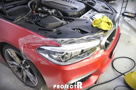 BMW 5시리즈 M 550d PPF 보호필름 시공(헤드라이트 + 생활보호패키지) by 부천 프로젝트R / 부천 원미구 상동