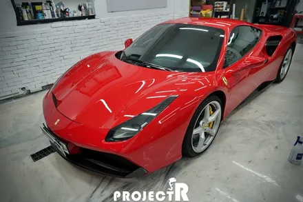 페라리 458 전체 PPF 보호필름 시공기, 블락포디 PPF 취급 전문 부천 프로젝트알 / 부천 원미구 상동