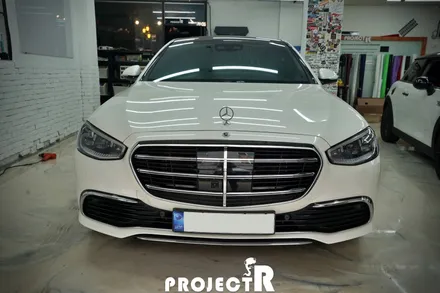 벤츠 신형 S클래스 실내 및 헤드라이트 PPF 보호필름 시공기 by 인천 부천 자동차 PPF 전문 프로젝트알 / 부천 원미구 상동