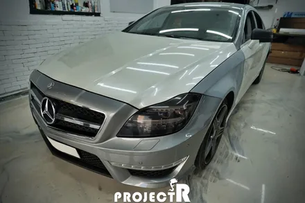 벤츠 CLS63 AMG 전체 랩핑, 에이버리 브라이트 블루 메탈릭 자동차 래핑 시공기 by 부천 프로젝트알 / 부천 원미구 상동