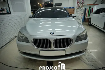 BMW 7시리즈 루프스킨, 필러 라인 블랙 유광 부분 포인트 랩핑 by 프로젝트R / 부천 원미구 상동
