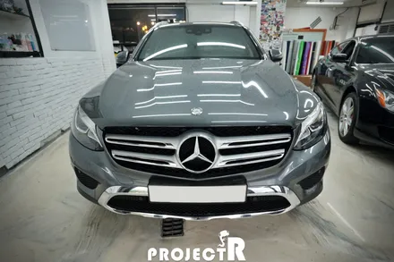 벤츠 GLC 220d 에이버리 유광 화이트 전체 랩핑, 인천 자동차 래핑 전문점 프로젝트R / 부천 원미구 상동