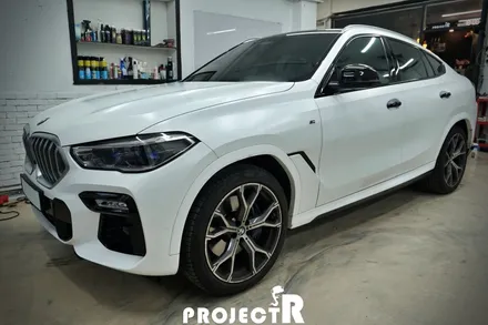 BMW X6 리어 디퓨저 부분 랩핑, 3M 유광 카본 포인트 래핑 by 부천 상동 프로젝트알 / 부천 원미구 상동