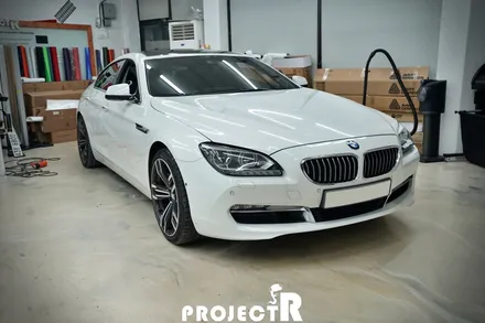 BMW 6시리즈 640d 전체 랩핑, 에이버리 사틴 바솔트 메탈릭 시공, 부천 자동차 랩핑은 프로젝트알~ / 부천 원미구 상동