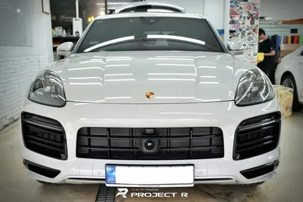 포르쉐 카이엔 울트라핏 PPF 생활보호 패키지, 헤드라이트 사이드미러 PPF 시공, 부천 프로젝트알 / 부천 원미구 상동