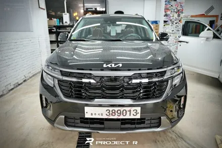 기아 스토닉 전체 랩핑, 에이버리 무광 블랙 자동차 랩핑 시공 후기 / 부천 프로젝트R / 부천 원미구 상동