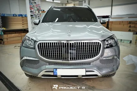 벤츠 GLS 600 마이바흐 듀오톤 에이버리 유광 화이트 투톤 랩핑, 부천 프로젝트R / 부천 원미구 상동