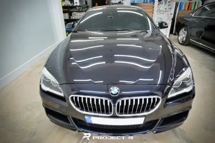 BMW 6시리즈 M6 그란쿠페 전체 랩핑, 에이버리 슈프림 사틴 그라파이트 메탈릭 시공, 부천랩핑 프로젝트알 / 부천 원미구 상동
