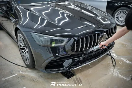 부천 PPF, 벤츠 AMG GT 4도어 앞범퍼 울트라핏 PPF 시공, 프로젝트알 / 부천 원미구 상동