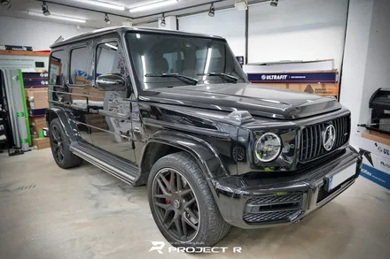 벤츠 G63 AMG 지바겐 열차단 썬팅, 글라스틴트 선셋 재시공, 부천 상동 프로젝트알 / 부천 원미구 상동