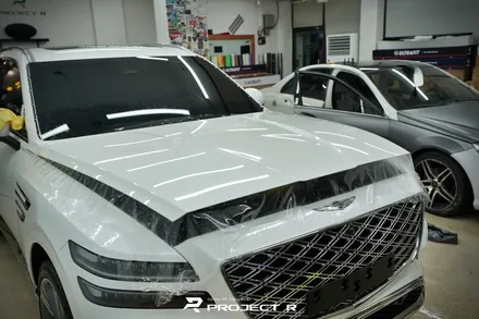 제네시스 GV80 전체 PPF, 울트라핏 XP 크리스탈 시공, 부천 PPF 시공전문 프로젝트알 / 부천 원미구 상동