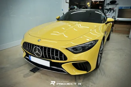 벤츠 SL63 AMG 스텍 윈드쉴드, UPPF 전체 PPF 및 카본PPF, 부천 프로젝트알 / 부천 원미구 상동