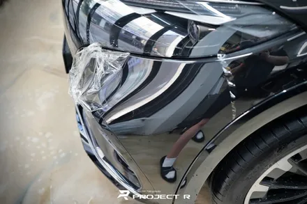 벤츠 EQS SUV 앞범퍼 PPF 재시공, 울트라핏 XP 크리스탈, 부천 자동차PPF 프로젝트알 / 부천 원미구 상동