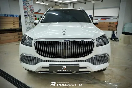 벤츠 GLS 마이바흐 비닐프로그 고광택 투톤 랩핑, UPPF 전체 PPF 시공, 부천 프로젝트알 / 부천 원미구 상동
