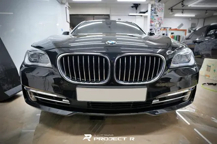 BMW 7시리즈 앞범퍼 본넷 부분 PPF, 울트라핏 XP 크리스탈 시공, 부천PPF 프로젝트알 / 부천 원미구 상동