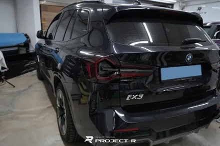 BMW iX3 전체 랩핑 비닐프로그 고광택 글로시 화이트 퍼플 시공 / 프로젝트알 / 부천 원미구 상동