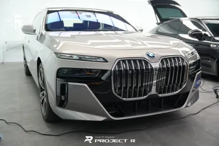 BMW 7시리즈 듀오톤 랩핑, 750e 오토벨벳 리페어블랙 시공 부천랩핑 프로젝트알 / 부천 원미구 상동