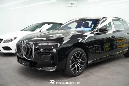 BMW i7 신차패키지 글라스틴트 슈어X 열차단 썬팅 및 크롬죽이기 생활보호PPF, 부천 프로젝트알 / 부천 원미구 상동