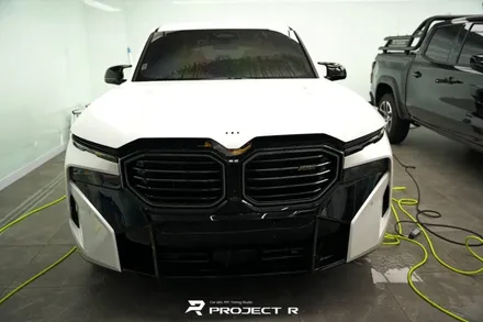 BMW XM 사고로 인한 본넷 PPF 재시공, 울트라핏 무광 PPF 부천 프로젝트알 / 부천 원미구 상동
