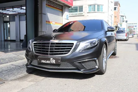 부천 랩핑전문점 벤츠 S63 AMG 전체랩핑 에이버리 사틴블랙 올래핑 후기~ / 부천 원미구 상동