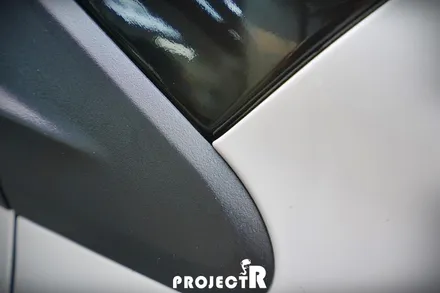 쉐보레 아베오 에이버리 유광블랙 투톤랩핑(루프, 필러, 사이드미러 부분 랩핑) by 부천 상동 자동차 래핑 전문 프로젝트R / 부천 원미구 상동