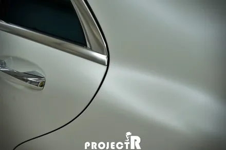 벤츠 S클래스 전체 랩핑, S65 AMG 에이버리 사틴 화이트펄 자동차 랩핑 by 부천 상동 프로젝트알 / 부천 원미구 상동