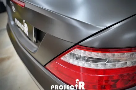 벤츠 SLK 350 전체 랩핑, 에이버리 사틴 바솔트 메탈릭  시공 in 부천 프로젝트알 / 부천 원미구 상동