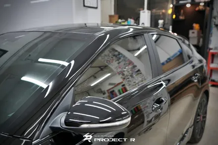 K3 GT 크롬죽이기, 유광블랙 부분 포인트 랩핑 시공 in 부천 프로젝트알 / 부천 원미구 상동