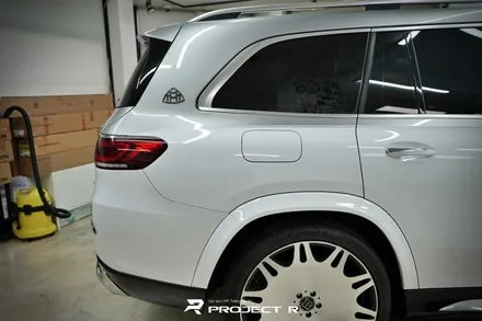 벤츠 GLS 600 마이바흐 듀오톤 에이버리 유광 화이트 투톤 랩핑, 부천 프로젝트R / 부천 원미구 상동