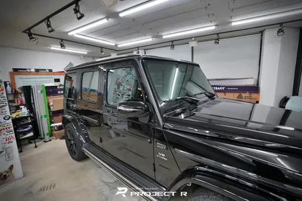 벤츠 G63 AMG 지바겐 열차단 썬팅, 글라스틴트 선셋 재시공, 부천 상동 프로젝트알 / 부천 원미구 상동