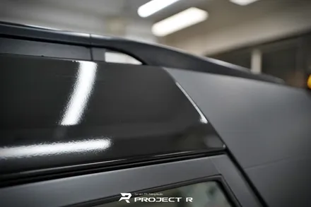 토레스 투톤 랩핑, 유광블랙 루프스킨, 무광블랙 스토리지박스 부분 랩핑, 부천 프로젝트알 / 부천 원미구 상동