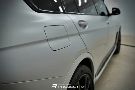 BMW X7 40i 에이버리 사틴실버메탈릭 전체 랩핑, 부천랩핑 프로젝트알 / 부천 원미구 상동