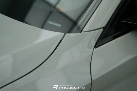 BMW 5시리즈 530i 전체 랩핑 재시공, 비닐프로그 고광택 게인스보로 그레이, 부천 프로젝트알 / 부천 원미구 상동