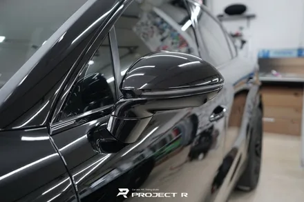 포르쉐 카이엔 신형 전체 PPF, 울트라핏 블랙PPF 시공, 부천 프로젝트알 / 부천 원미구 상동