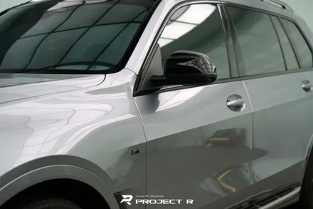 BMW X7 40d 전체 랩핑 비닐프로그 실버 메탈릭 시공, 부천 프로젝트알 / 부천 원미구 상동